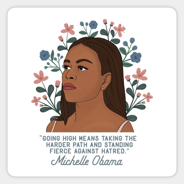 Michelle Obama Magnet by RememberNovember